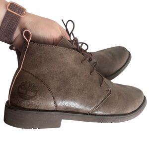 Timberland Brown Leather Lace-up Chukka Boots